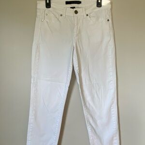 Calvin Klein White Straight Leg Jeans Classic Style